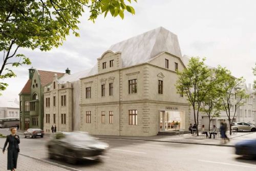 obrázek:Proměna Středočeské knihovny v Kladně: návrh počítá s kavárnou i zvukovým studiem