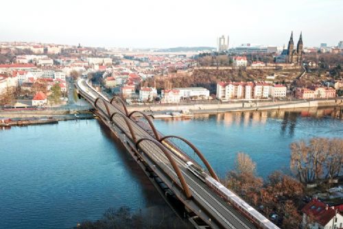obrázek:Svaz dopravy vyzývá k rychlému rozhodnutí o železničním mostu na Výtoni, podporuje nové tříkolejné řešení
