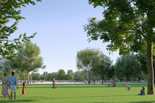 obrázek:Letná se rozšíří o zeleň: parkoviště nahradí 61 nových stromů