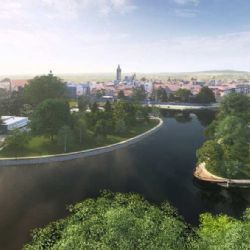 Molo u soutoku Vltavy a Malše nabídne výhledy i přístavní možnosti