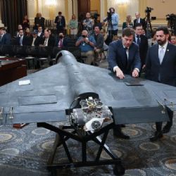 Na plzeňském náměstí vystaví maketu smrtícího dronu, akce Dárek pro Putina pokračuje
