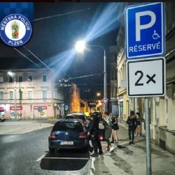 Zaparkoval na invalidech, s cizími značkami a bez řidičáku