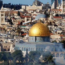 Demostrace za podporu Palestiny v Praze