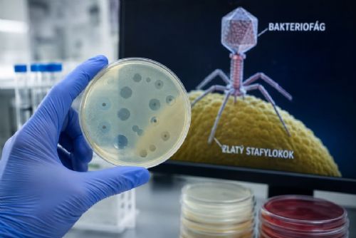 obrázek:Lékaři z Motola a Homolky nasadili bakteriofágy proti stafylokokové infekci