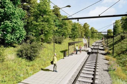 obrázek:Na Žižkově začala stavba tramvajové tratě Olšanská–Habrová. Provoz má začít v srpnu 2027