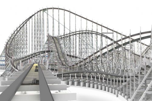 obrázek:V Mirakulu vyrůstá první dřevěná horská dráha v ČR