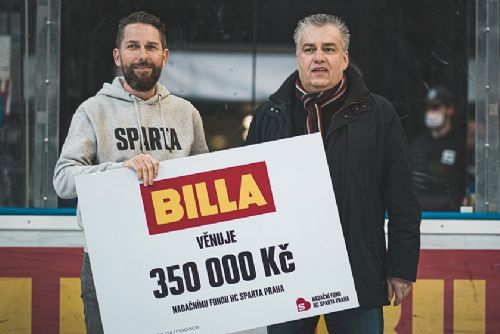 Foto: Billa věnovala nadačnímu fondu 350 tisíc korun