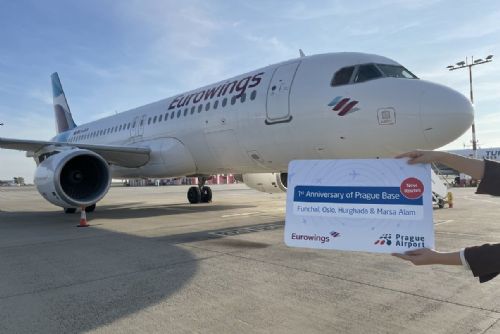 Foto: Eurowings slaví první výročí své základny v Praze