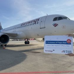 Eurowings slaví první výročí své základny v Praze