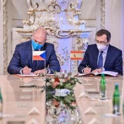 Podpis dohody mezi ČR a Španělským královstvím