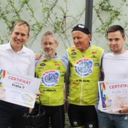Sedmička podpořila benefiční cyklojízdu Na kole dětem