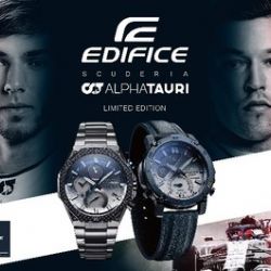 Společnost Casio představila modely svých hodinek EDIFICE, které vznikly ve spolupráci s týmem Scuderia AlphaTauri