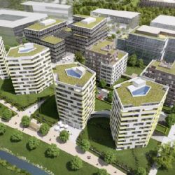 Nejvyšší budova v Česku: Libeskind odhalil podobu projektu Rohan City