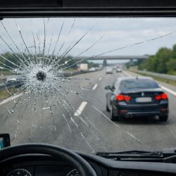 Za útok prakem na kamion padla podmínka. Soud potrestal dva Ukrajince