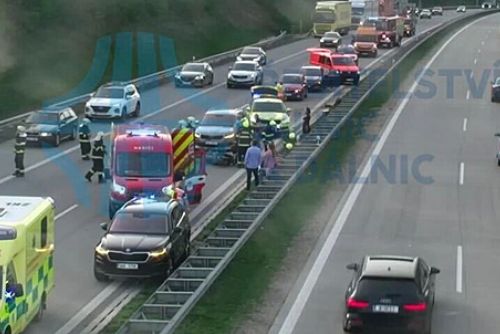 Foto: Kamion srazil motorkáře, policie hledá svědky