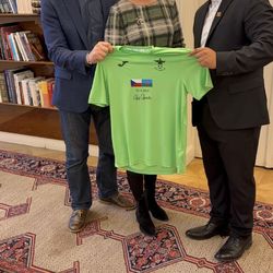 Pavel přivítal oběti rasismu z Mongaguá