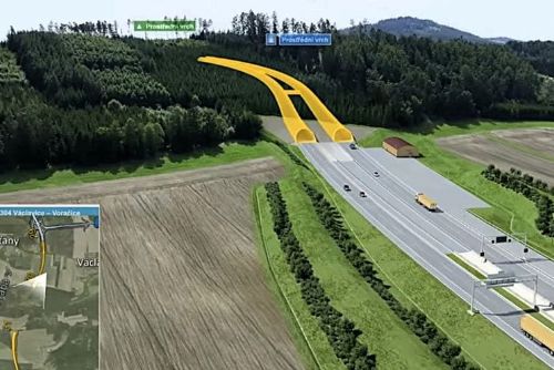 obrázek:U Jílového pokračuje ražba průzkumné štoly, projekt D3 provází obavy o vodu i krajinu