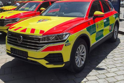 obrázek:Pražská záchranka nasazuje pět nových vozů Volkswagen Touareg. Nahradí dosluhující Mercedesy GLE
