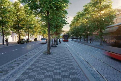 obrázek:Tramvajová trať Olšanská–Habrová má zelenou, Praha uzavřela klíčový nákup pozemků