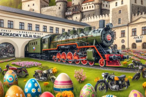 Foto: ČD vypraví parní expresy na velikonoční jarmark na Křivoklátě v sobotu 15. a v neděli 16. dubna
