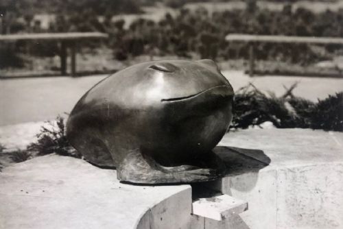 obrázek:Žabák se vrací do Ďáblic. Oblíbený symbol Ládví ožívá v nové podobě